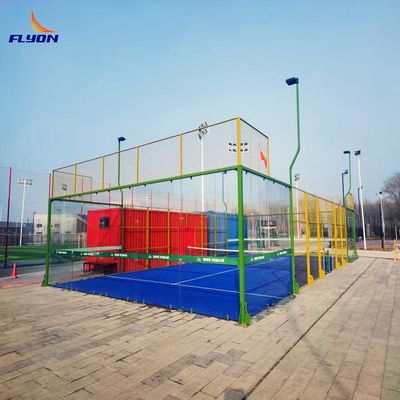 Harga yang pantas Bahan sintetis lapangan tenis padel untuk ukuran standar dan ruang hijau on line