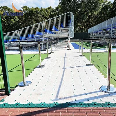 Harga yang pantas Low Maintenance Lightweight Portable Event Flooring dengan sifat tahan api on line