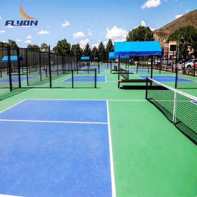 Pengadilan Pickleball Mat Pengadilan Ukuran Pilihan 60 * 30ft Untuk kinerja yang tahan lama