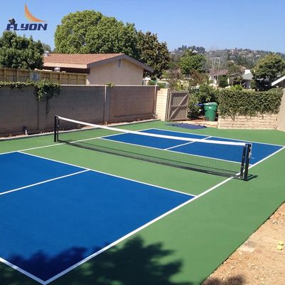 6.56*32.81ft Pickleball Court Mat dengan 215.23 Sqft Roll Ukuran 2-3 mm Ketebalan 2 mm Lapisan dasar PVC