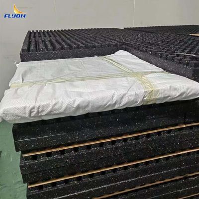 Karet lantai unik yang tahan lama Meksiko Exclusive Mold Opening Luxury 6cm Gym Mat