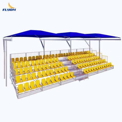 Harga yang pantas Kursi Stadion Lipat Luar Ruangan dengan Canopy Tahan Cuaca on line