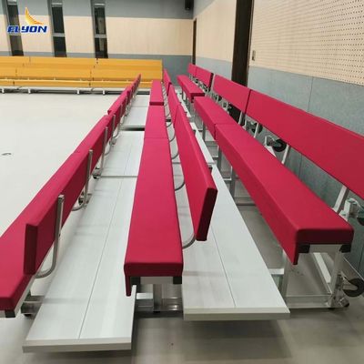 Tribun Olahraga Grandstand Logam, Bleacher Aluminium Bergerak untuk Stadion