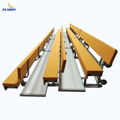 Sistem Tempat Duduk Aluminium, Stadion Kursi Empuk Baru Rangka Baja Bleacher Logam