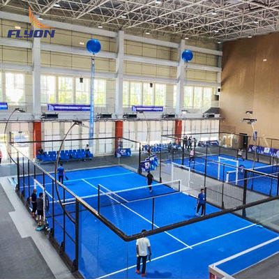 Harga yang pantas Permukaan halus Padel Pengadilan Tenis Standar Untuk Permintaan Pelanggan on line