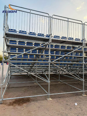 Harga yang pantas Customized Size Aluminum Grandstand with 2 Years Warranty and CE ISO9001 ISO14001 ISO45001 TUV SGS Certified on line