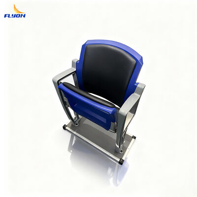 Harga yang pantas Tempat duduk stadion plastik tahan cuaca tahan lama dengan bantal lembut untuk tempat-tempat luar ruangan on line