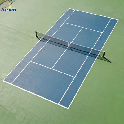 Harga yang pantas 215.23 Sqft Roll Size Pickleball Court Mat dengan umur 8 tahun dan ketebalan 2-3 mm on line