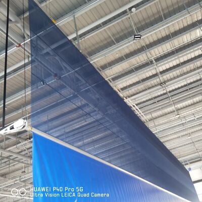 Sistem Kontrol Listrik tahan api ramah lingkungan Pembagi Tirai Partisi Tirai