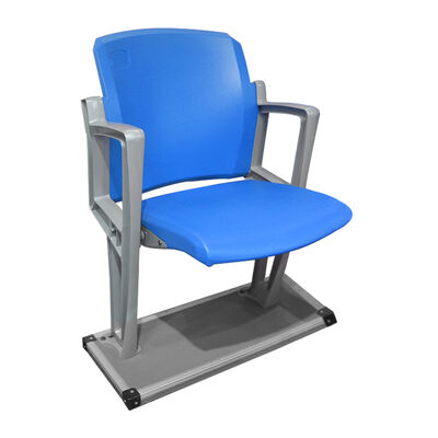 Tempat duduk stadion plastik tahan api tahan sinar UV dengan garansi 5 tahun untuk acara dalam ruangan dan luar ruangan