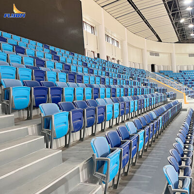 HDPE Material Stadium Sports Seats dengan Jaminan 5 Tahun dan Perlindungan Anti-UV untuk Stadium Seating