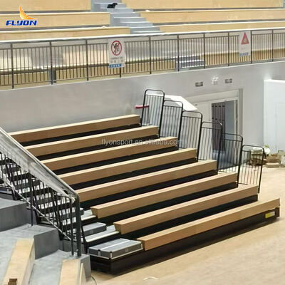 Harga yang pantas Ukuran yang disesuaikan kursi bleacher retractable dengan garansi 5 tahun dan kursi lipat untuk stadion dan gym on line