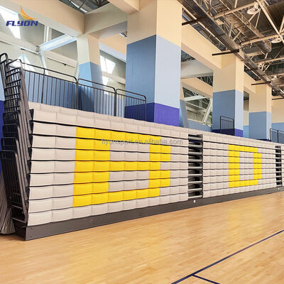 Harga yang pantas Nova Seats HDPE Material Retractable Bleachers dengan Warna yang Dapat Disesuaikan untuk Gimnasium dan Sekolah on line
