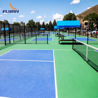 Harga yang pantas Professional Anti-Slip Portable Pickleball Court Mat dengan ketebalan 3mm yang tahan lama untuk digunakan di luar ruangan on line