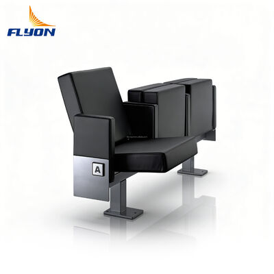 Harga yang pantas Kursi Teater Ergonomis dengan Armrest Disesuaikan dan Struktur Lipat untuk Duduk Auditorium Bioskop on line