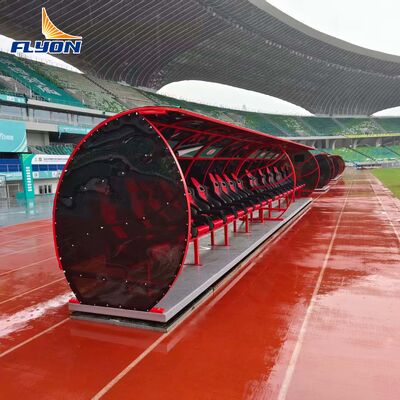 Harga yang pantas Pendingin api tahan vandal portabel tempat perlindungan bangku dengan garansi 3 tahun untuk tempat olahraga di luar ruangan on line