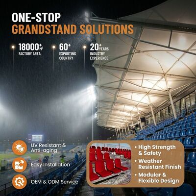 Harga yang pantas Pemutih Logam Pemasangan Cepat Tahan Cuaca dengan Ukuran yang Dapat Disesuaikan untuk Tempat Duduk Stadion on line