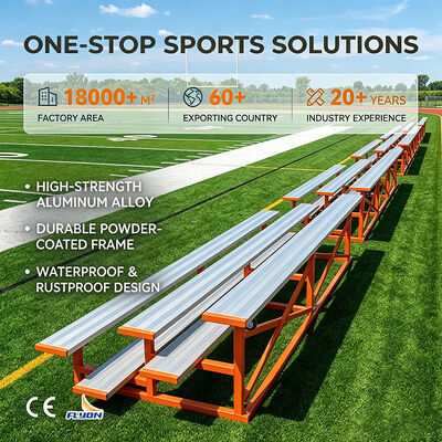 Harga yang pantas Instalasi Cepat Desain Modular Aluminium Bleacher dengan Garansi 5 Tahun untuk Tempat Duduk Stadion Portable on line