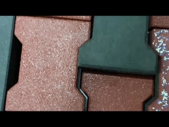 Ubin Lantai Karet Daur Ulang Ramah Lingkungan Dengan Permukaan Ketahanan Aus Anti Penuaan