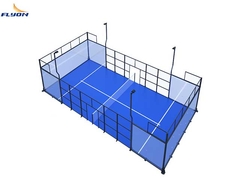 Permukaan Lapangan Tenis Padel Lempar Standar Untuk Pemain Profesional