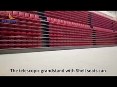 Pengendali Opsional Dan Lantai Kursi Bleacher yang Dapat Ditarik Untuk Konfigurasi Kursi yang Dipersonalisasi